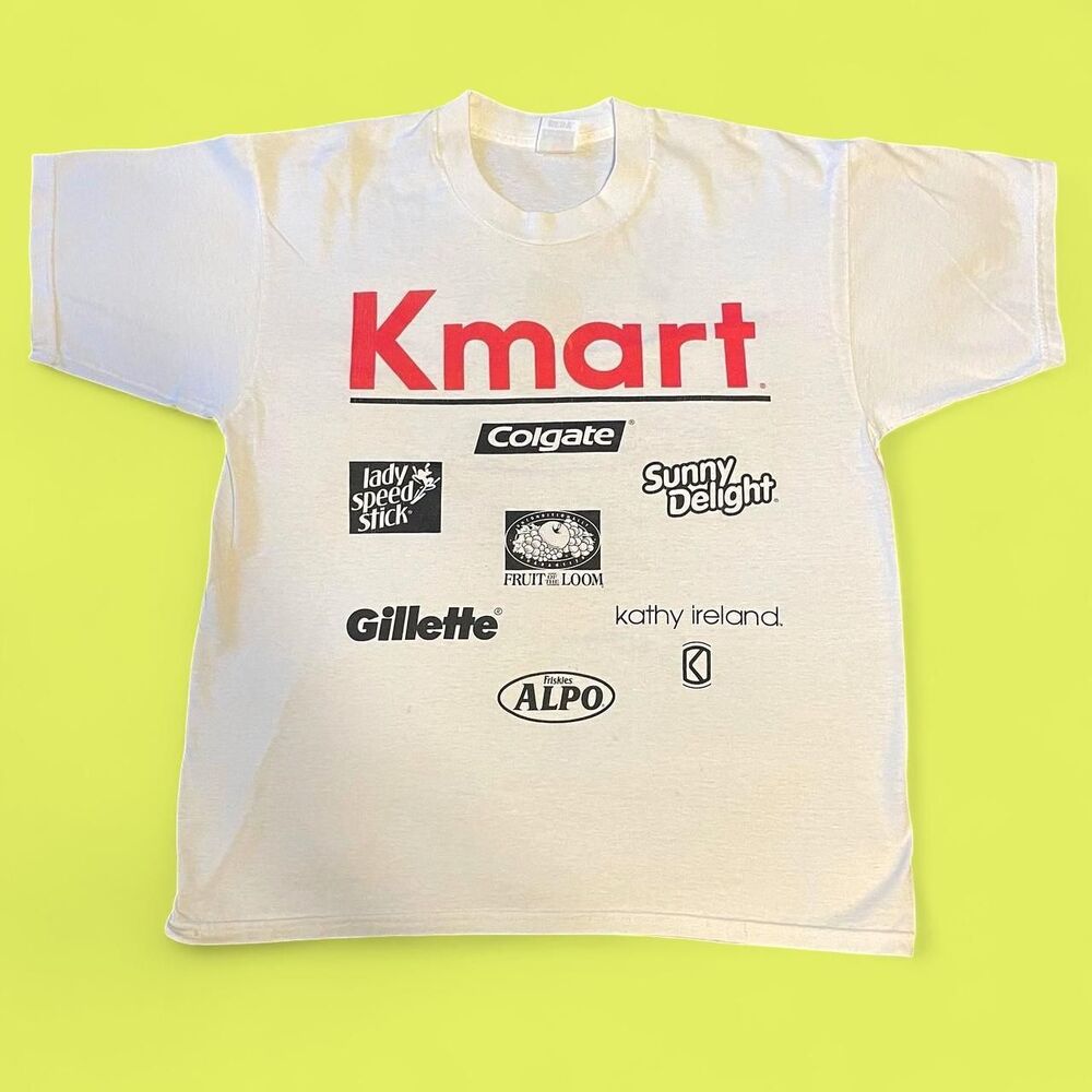 Vintage 1998 Kmart KIDS RACE AGAINST DRUGS walkathon event promo sponsor tee